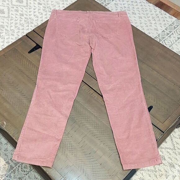 PRADA Dusty Rose Pink Straight Corduroy Pants Sz 48 - Picture 2 of 11